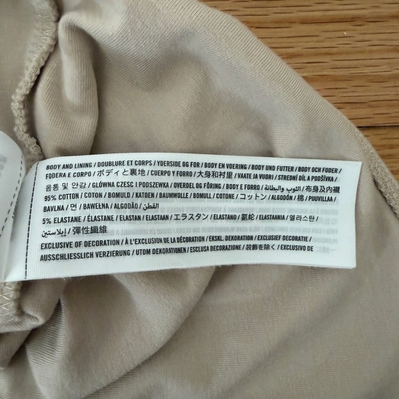 Abercrombie Tan/Brown Thong Bodysuit Size Medium - Picture 5 of 6